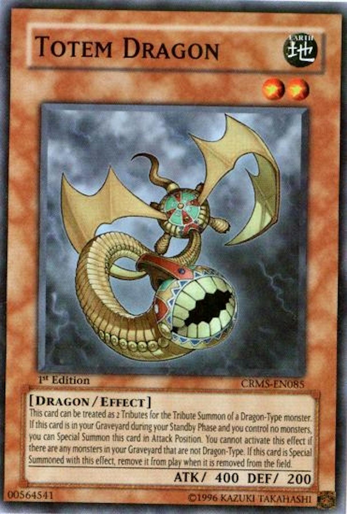 Yu Gi Oh Crimson Crisis Single Totem Dragon Super Rare Da Card World 